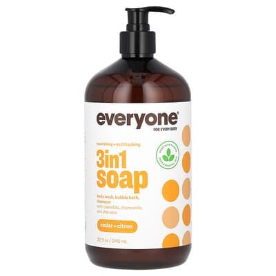 صورة منتج Everyone Everyone 3 in 1 Soap Cedar Citrus 32 Fl Oz 946 Ml بحجم 946 مل