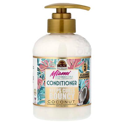 صورة منتج Okay Pure Naturals Okay Pure Naturals Miami South Beach Curls Conditioner Coconut 12 Oz 354 8 Ml بحجم 12
