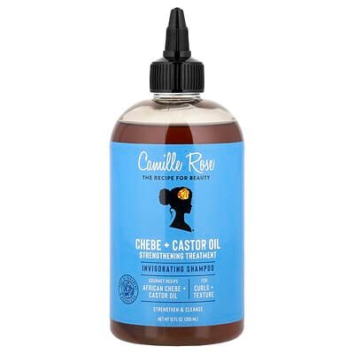 صورة منتج Camille Rose Camille Rose Invigorating Shampoo Strengthening Treatment Chebe Castor Oil 12 Fl Oz 355 Ml بحجم 355