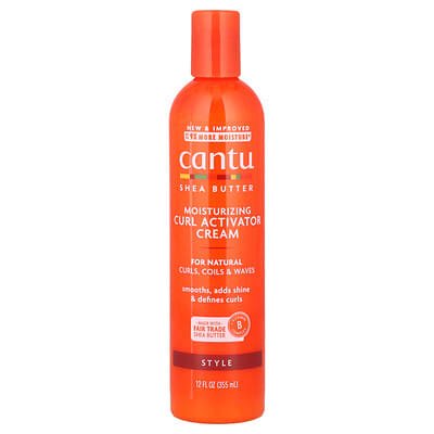 صورة منتج Cantu Cantu Shea Butter Moisturizing Curl Activator Cream 12 Fl Oz 355 Ml بحجم 355 مل