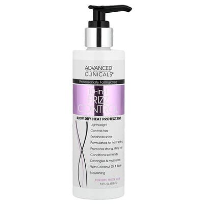صورة منتج Advanced Clinicals Advanced Clinicals 10 in 1 Frizz Control Blow Dry Heat Protectant for Dry Frizzy Hair 7 5 Fl Oz 222 Ml بحجم 222 مل