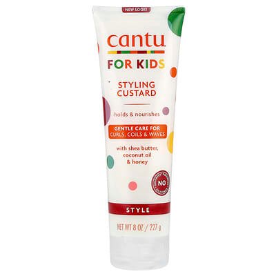 صورة منتج Cantu Cantu for Kids Styling Custard for Curls Coils Waves 8 Oz 227 G بحجم 227 جم