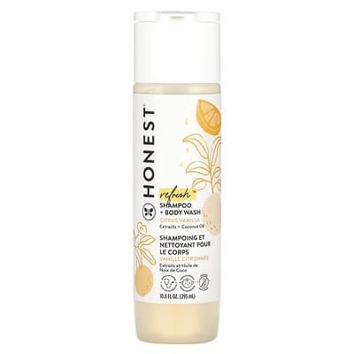 صورة منتج The Honest Company The Honest Company Refresh Shampoo Body Wash Citrus Vanilla 10 Fl Oz 295 Ml بحجم 295 مل