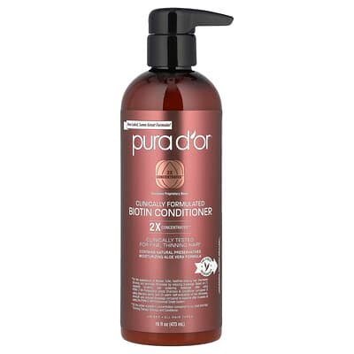 صورة منتج Pura D'or Pura D Or Clinically Formulated Biotin Conditioner All Hair Types 16 Fl Oz 473 Ml بحجم 473 مل