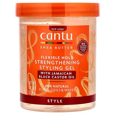 صورة منتج Cantu Cantu Shea Butter Flexible Hold Strengthening Styling Gel 18 5 Oz 524 G بحجم 524 جم