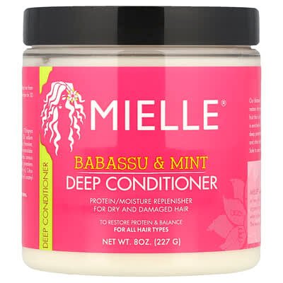 صورة منتج Mielle Mielle Deep Conditioner For All Hair Types Babassu Mint بحجم 227 جم