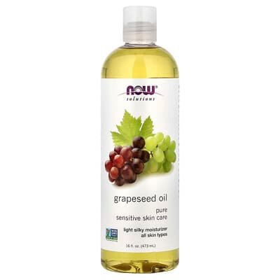 صورة منتج NOW Foods Now Foods Solutions Grapeseed Oil 16 Fl Oz 473 Ml بحجم 473 مل