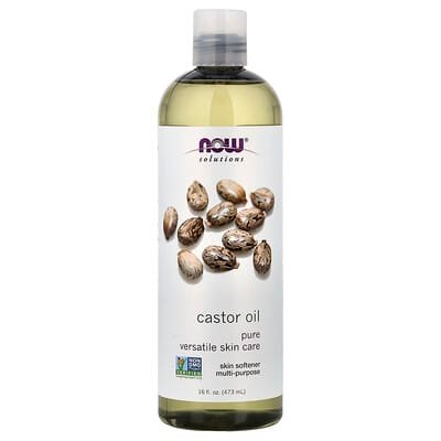 صورة منتج NOW Foods Now Foods Solutions Castor Oil 16 Fl Oz 473 Ml بحجم 473 مل
