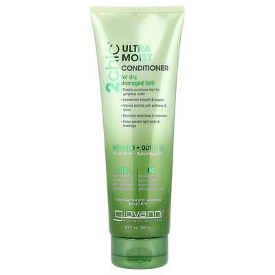 صورة منتج Giovanni Giovanni 2chic Ultra Moist Conditioner for Dry Damaged Hair Avocado Olive Oil 8 5 Fl Oz 250 Ml بحجم 250 مل