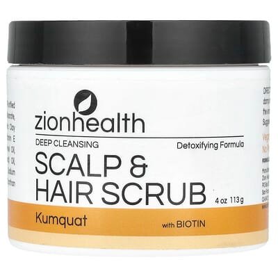صورة منتج Zion Health Zion Health Scalp Hair Scrub With Biotin Kumquat بحجم 113 جم