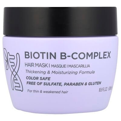 صورة منتج Luseta Beauty Luseta Beauty Biotin B Complex Hair Mask Thin Weakened Hair 16 9 Fl Oz 500 Ml بحجم 500 مل