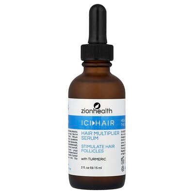 صورة منتج Zion Health Zion Health Ici Hair Hair Multiplier Serum 2 Fl Oz 59 15 Ml بحجم 59.15 مل