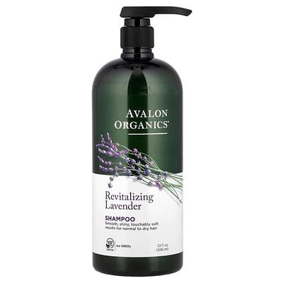 صورة منتج Avalon Organics Avalon Organics Shampoo for Normal to Dry Hair Revitalizing Lavender 32 Fl Oz 946 Ml بحجم 946 مل