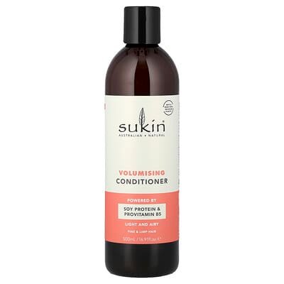 صورة منتج Sukin Sukin Volumising Conditioner Fine Limp Hair بحجم 500 مل