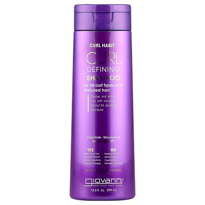 صورة منتج Giovanni Giovanni Curl Habit Curl Defining Shampoo for All Curl Types and Textured Hair 13 5 Fl Oz 399 Ml بحجم 399 مل