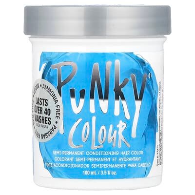صورة منتج Punky Colour Punky Colour Semi Permanent Conditioning Hair Color Lagoon Blue 3 5 Fl Oz 100 Ml بحجم 100 مل