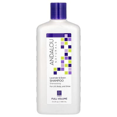 صورة منتج Andalou Naturals Andalou Naturals Shampoo Full Volume Lavender Biotin بحجم 340