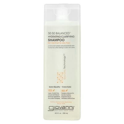 صورة منتج Giovanni Giovanni 50 50 Balanced Hydrating Clarifying Shampoo for Normal to Dry Hair 8 5 Fl Oz 250 Ml بحجم 250 مل