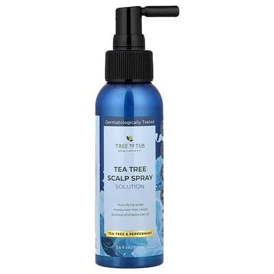 صورة منتج Tree To Tub Tree To Tub Tea Tree Scalp Spray Solution Tea Tree Peppermint بحجم 100