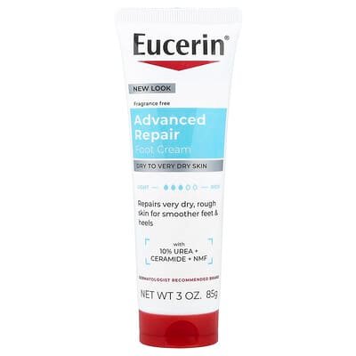 صورة منتج Eucerin Eucerin Advanced Repair Foot Creme Dry to Very Dry Skin Fragrance Free 3 Oz 85 G بحجم 85