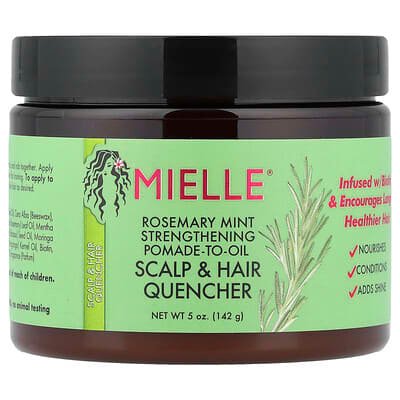 صورة منتج Mielle Mielle Strengthening Pomade To Oil Scalp Hair Quencher Rosemary Mint بحجم 142 جم
