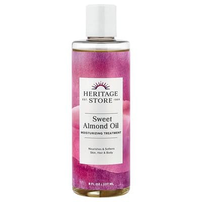 صورة منتج Heritage Store Heritage Store Sweet Almond Oil Moisturizing Treatment بحجم 237 مل