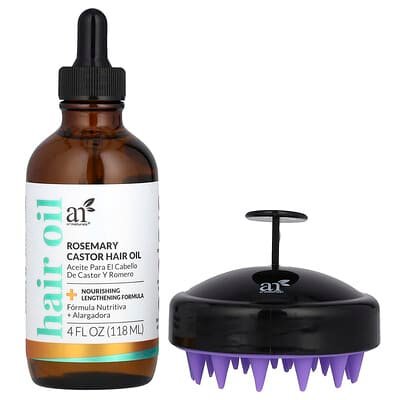 صورة منتج artnaturals Artnaturals Hair Growth Kit Rosemary Castor Oil 2 Piece Kit بحجم 2 count
