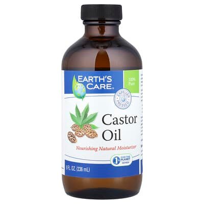 صورة منتج Earth's Care Earth S Care 100 Pure Castor Oil 8 Fl Oz 236 Ml بحجم 236 مل