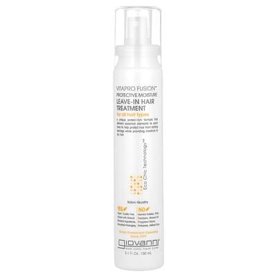 صورة منتج Giovanni Giovanni Vitapro Fusion Protective Moisture Leave in Hair Treatment for All Hair Types 5 1 Fl Oz 150 Ml بحجم 150 مل