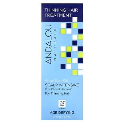 صورة منتج Andalou Naturals Andalou Naturals Argan Stem Cell Scalp Intensive Thinning Hair Treatment Age Defying 2 1 Fl Oz 62 Ml بحجم 62 مل