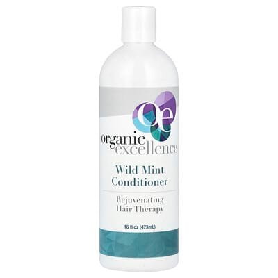 صورة منتج Organic Excellence Organic Excellence Conditioner Rejuvenating Hair Therapy Wild Mint بحجم 473 مل