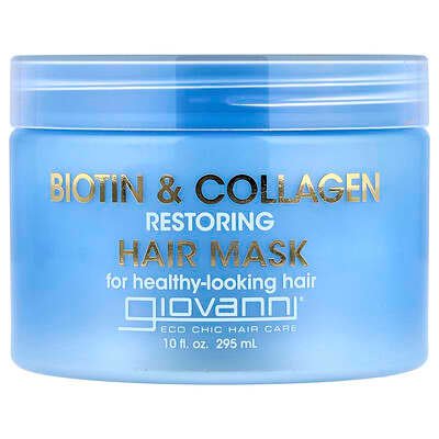 صورة منتج Giovanni Giovanni Biotin Collagen Restoring Hair Mask 10 Fl Oz 295 Ml بحجم 295 مل