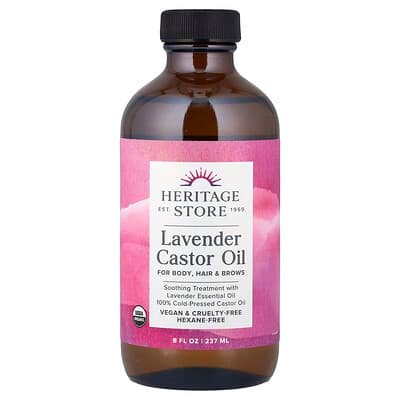 صورة منتج Heritage Store Heritage Store Lavender Castor Oil بحجم 237