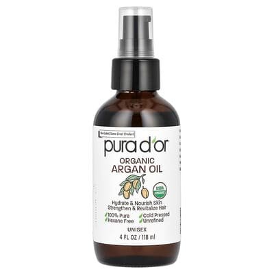 صورة منتج Pura D'or Pura D Or Organic Argan Oil 4 Fl Oz 118 Ml بحجم 118 مل
