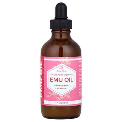 صورة منتج Leven Rose Leven Rose 100 Pure Organic Emu Oil 4 Fl Oz 118 Ml بحجم 118 مل