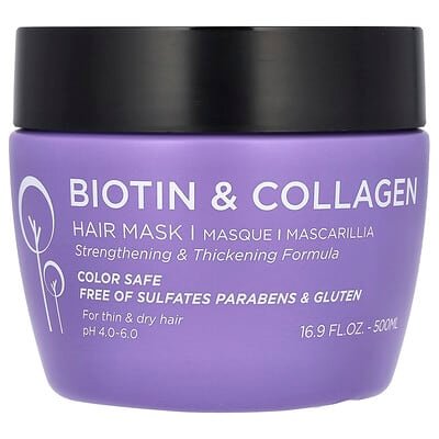 صورة منتج Luseta Beauty Luseta Beauty Biotin Collagen Hair Mask بحجم 500