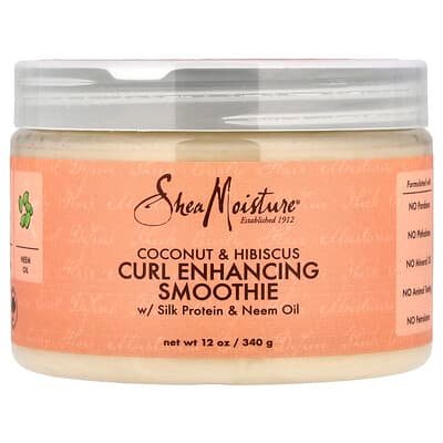 صورة منتج SheaMoisture Sheamoisture Curl Enhancing Smoothie Coconut Hibiscus 12 Oz 340 G بحجم 340 جم