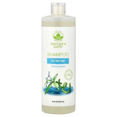 صورة منتج Mild By Nature Mild By Nature Nature S Gate Biotin Bamboo Shampoo for Thin Hair 16 Fl Oz 473 Ml بحجم 473 مل