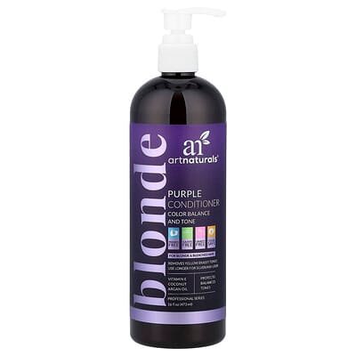 صورة منتج artnaturals Artnaturals Purple Conditioner For Blonde Bleached Hair بحجم 473