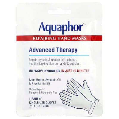 صورة منتج Aquaphor Aquaphor Repairing Hand Masks 1 Pair 0 7 Fl Oz 20 Ml بحجم 1 count