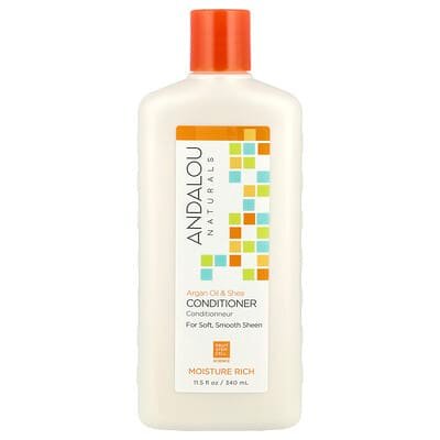 صورة منتج Andalou Naturals Andalou Naturals Conditioner Moisture Rich Argan Oil Shea For Soft Smooth Sheen بحجم 340