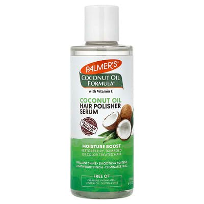 صورة منتج Palmer's Palmer S Coconut Oil Formula Moisture Boost Hair Polisher Serum 6 Fl Oz 178 Ml بحجم 178 مل