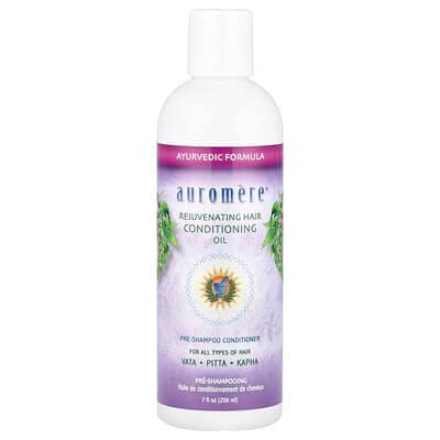 صورة منتج Auromere Auromere Rejuvenating Hair Conditioning Oil for All Types of Hair 7 Fl Oz 206 Ml بحجم 206 مل
