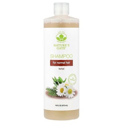 صورة منتج Mild By Nature Mild By Nature Nature S Gate Herbal Shampoo for Normal Hair 16 Fl Oz 473 Ml بحجم 473 مل