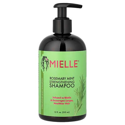 صورة منتج Mielle Mielle Strengthening Shampoo Rosemary Mint 12 Fl Oz 355 Ml بحجم 355 مل