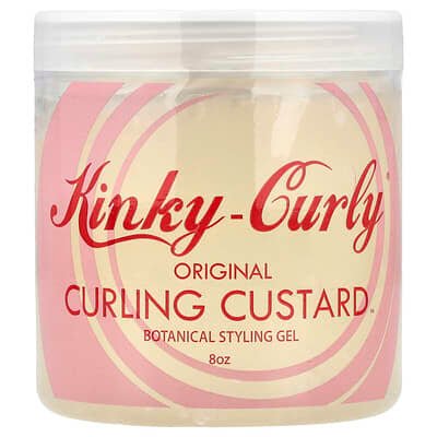 صورة منتج Kinky-Curly Kinky Curly Original Curling Custard Botanical Styling Gel 8 Oz بحجم 226 جم