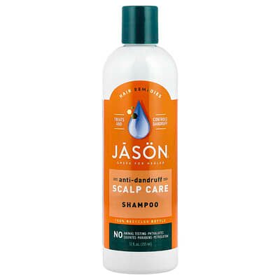 صورة منتج Jason Natural Jason Natural Anti Dandruff Scalp Care Shampoo 12 Fl Oz 355 Ml بحجم 355 مل