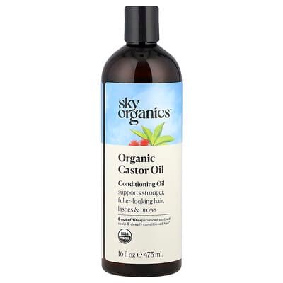 صورة منتج Sky Organics Sky Organics Organic Castor Oil Conditioning Oil بحجم 473 مل