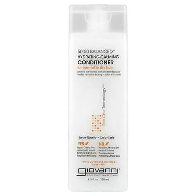 صورة منتج Giovanni Giovanni 50 50 Balanced Hydrating Calming Conditioner for Normal to Dry Hair 8 5 Fl Oz 250 Ml بحجم 250 مل