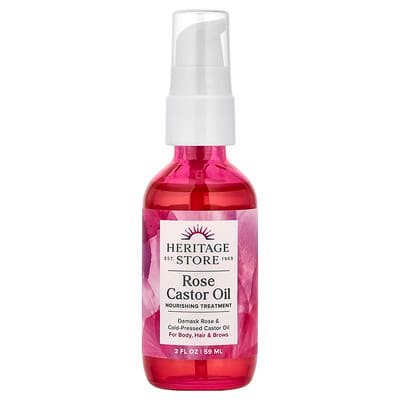 صورة منتج Heritage Store Heritage Store Rose Castor Oil بحجم 59